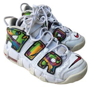 Nike Air More Uptempo Peace Love Basketball GS DM8155-100 Sneakers Shoes 4Y